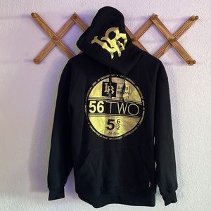 Live fit apparel lvft - new original limited ed black gold sweatshirt - small